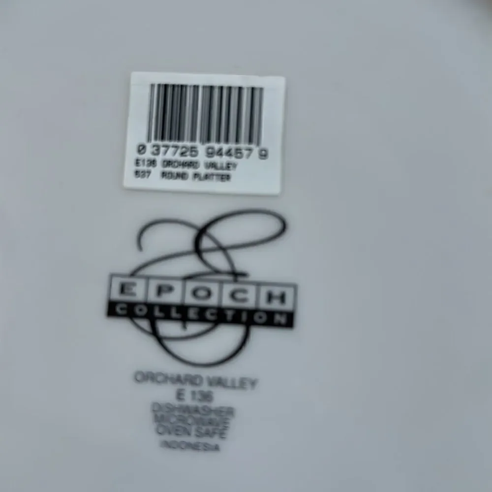 Noritake Orchard Valley Round Platter